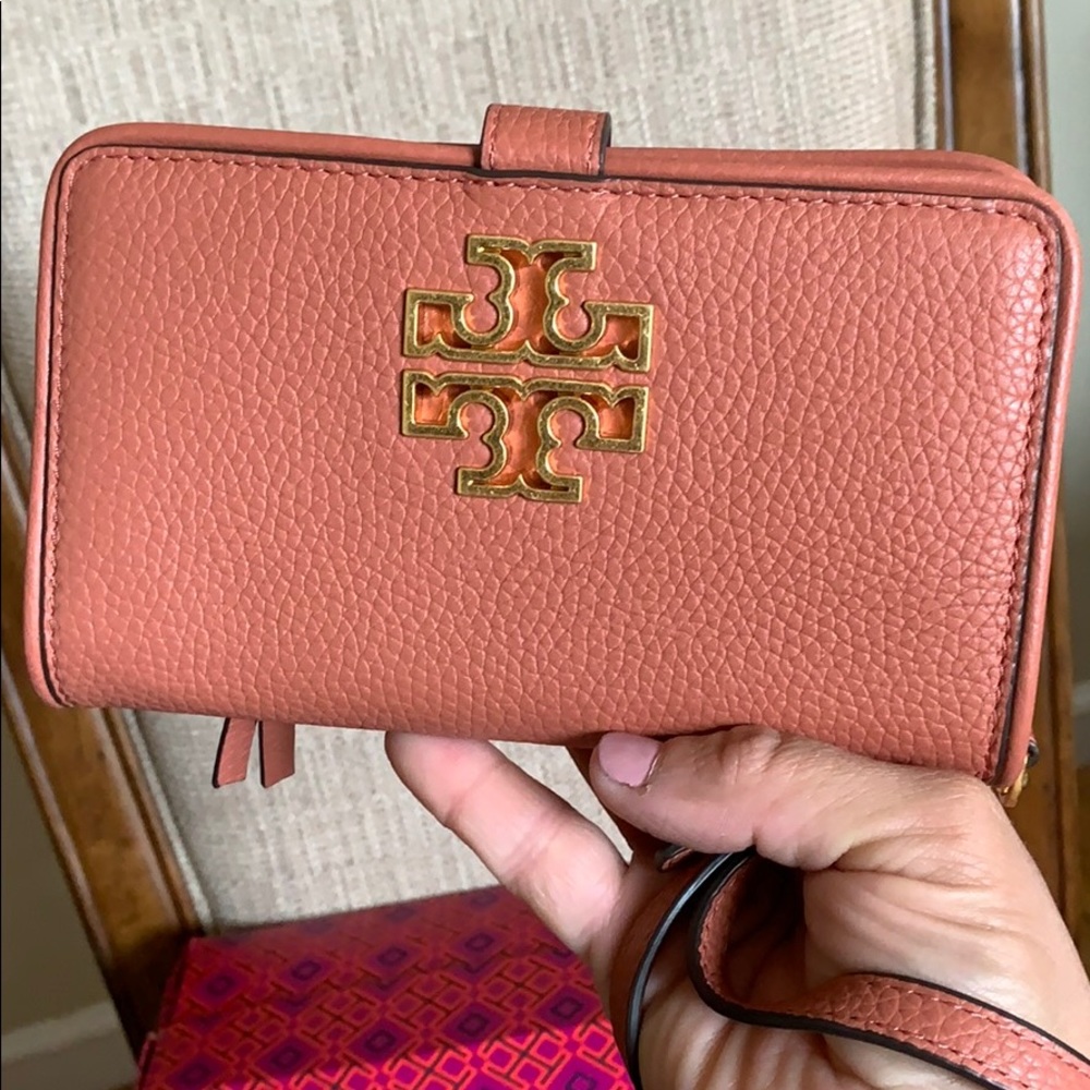 Tory Burch Britten Smart Phone Wallet Tramonto